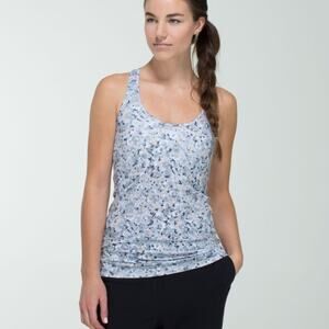 Lululemon CRB Tank in "Not So Petite Fleur Silver Spoon